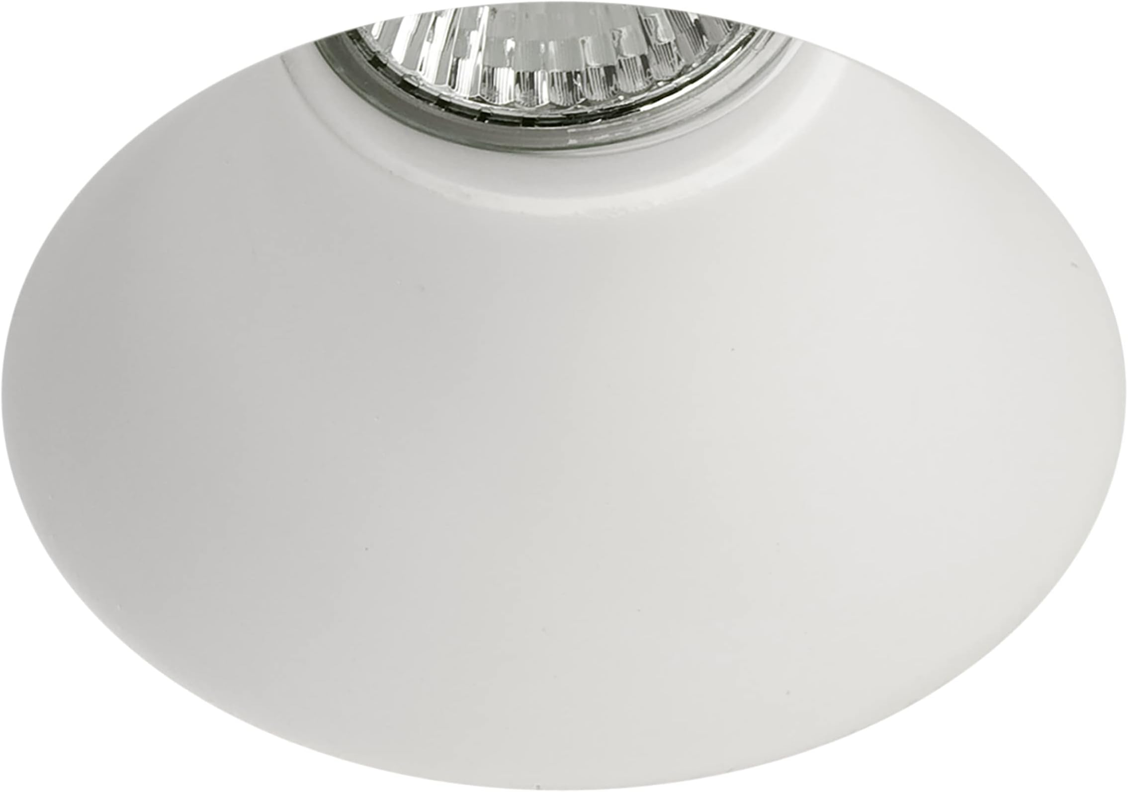 Blanco Round Recessed Interior Downlight in Plaster