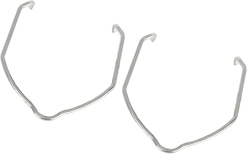ACROPIX Clips de tubo de retención de metal, abrazadera intercooler manguera de repuesto para Volkswagen Beetle, 2 unidades, tono plateado