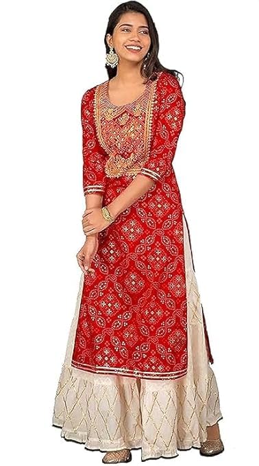 PK HUB Women’s Rayon Kurti Pant Set Traditional Ethnic Wear for Girls and Women Designer Comfortable Kurta Set for Daily C... - Review, Price and Buying Guide