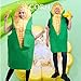 PGOND Adult Corn on the Cob Halloween Costume, corn costume adult One Size