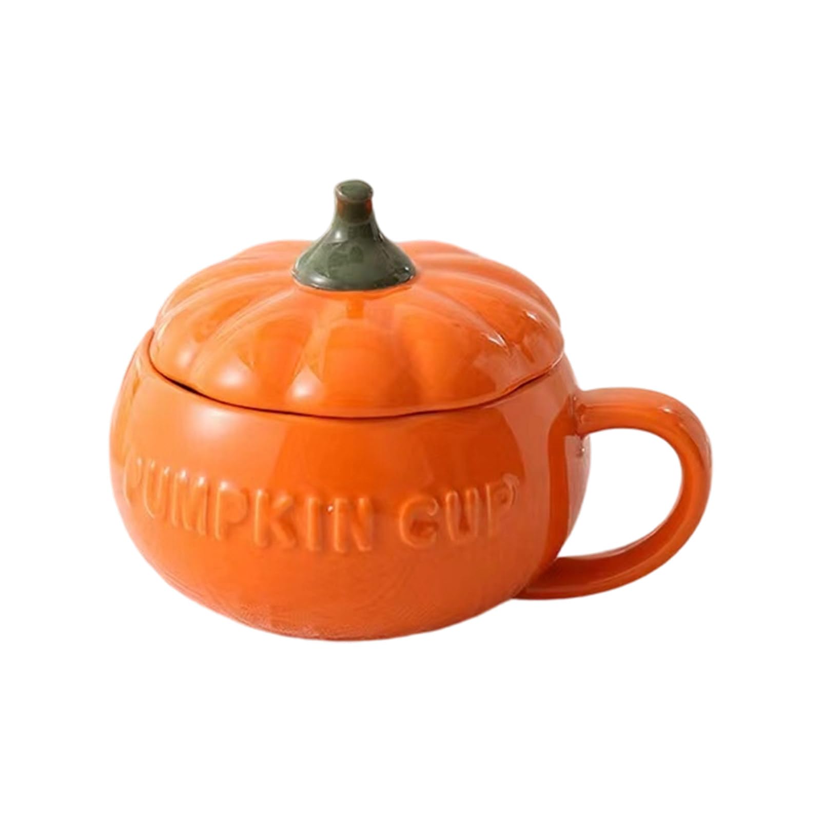 Xinsheinelry Festival Pumpkin Designs Ceramic Cup Oven Safe Mug Halloween Party Supplies Drinkware for Hot Beverages Halloween Party Tableware Pumpkin Shape Coffee Cup