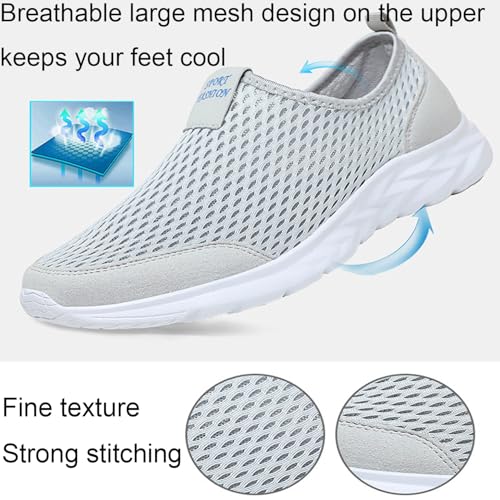 Lach Cooling Comfort Sneaker, Breathable Quick-Dry Mesh Walking Shoes, Non-Slip Cushioned Sole, for Long Standing & Walking3