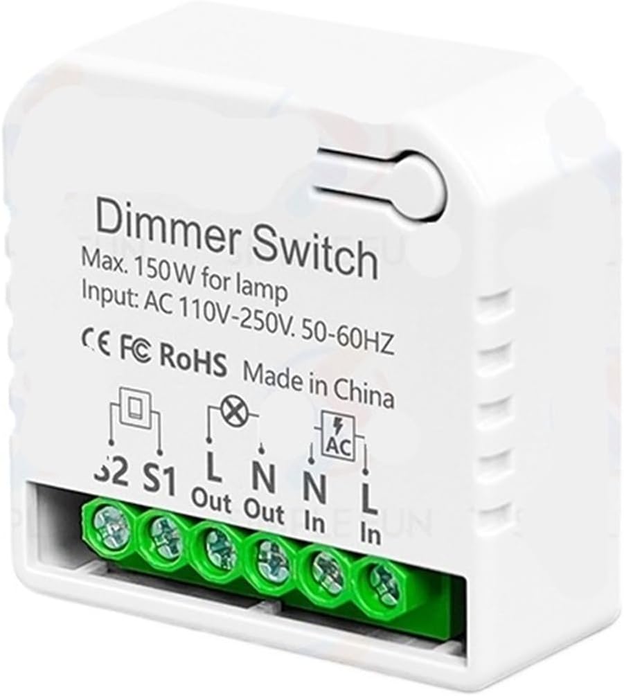 Dimmer Light Switch AC 110V 220V 230V 5 in 1 Remote Control(Only 1 Receiver)