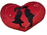  Cojin Pareja de Forma de corazón Rojo de 45cm