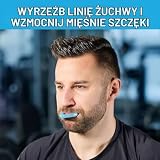 Jawline Trainciser by Tilcare - Ćwiczenia szczęk dla mężczyzn i kobiet, które pomagają ćwiczyć szczękę, szyję i wzmocnić twarz ćwiczeniami - wyszczuplacz twarzy, który wyciąci Twoją szczękę - poziom początkujący 18 kg