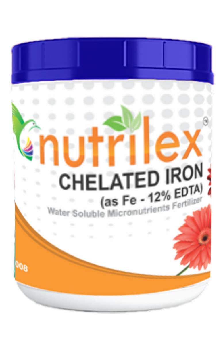 Ferrous 12% worlds top Imported Water soluble Chelated Ferrous Fertilizer for all Plants and Garden Spray - 500gm