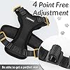 rabbitgoo Cat Harness and Leash for Walking, Escape Proof Soft Adjustable Vest Harnesses for Cats, Easy Control Breathable Reflective Strips Jacket, Black, XS #3
