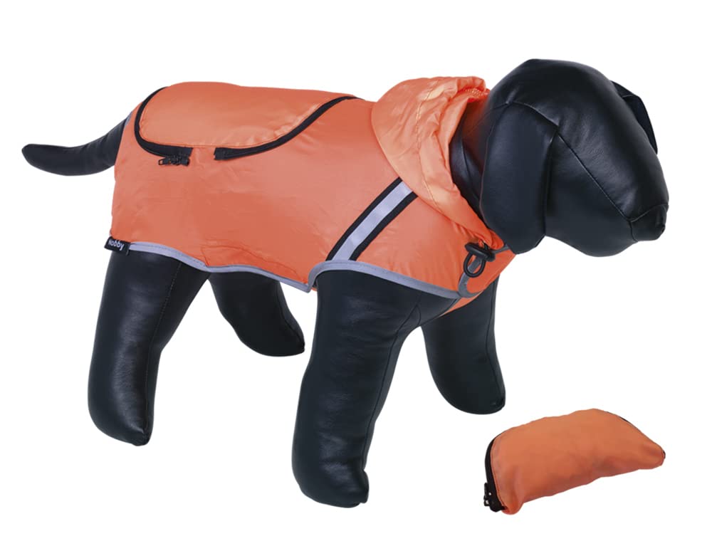 Manteau pour chien Nobby Rainy veste orange fluo de 44 cm