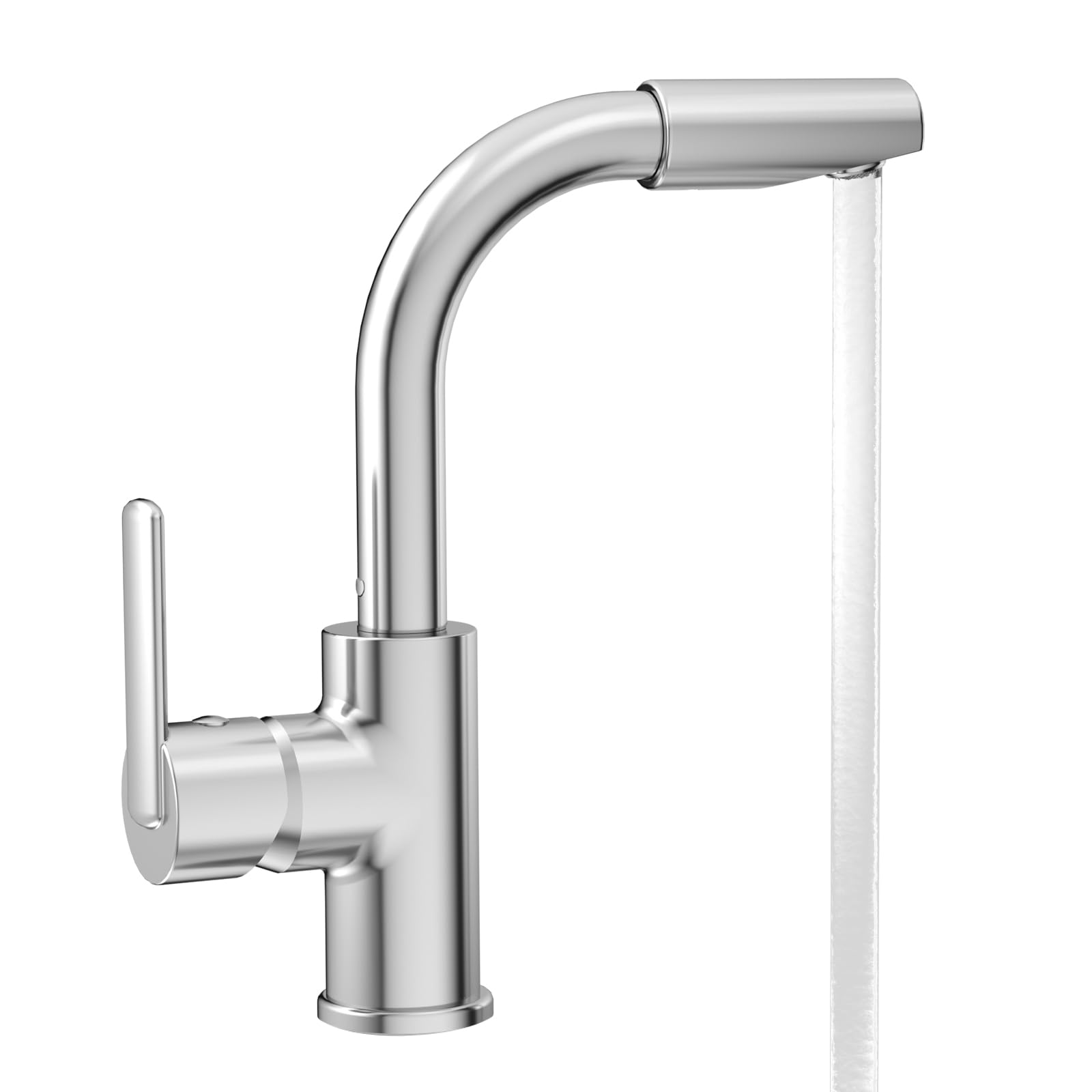 JOMOO 360 Degree Swivel Bathroom Mixer, Single-Lever Water Saving Wash Basin Tap Mixer, Lavatory Faucet Deck Mounted, Chrome