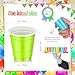 Roshtia 100 Pack 2 oz Plastic Shot Cups, Mini Disposable Shot Glasses 2 oz Party Cups for Valentine Wedding New Year Party, Beer Taste Serving, Snacks(Multi Colors)