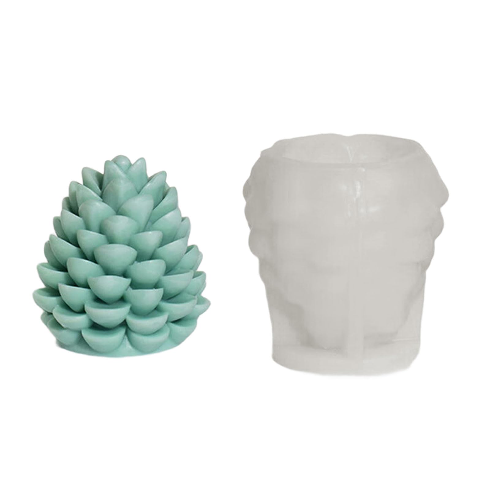 Tsophreniq Silicone Molds 3D Pinecone Casting Craft Supplies Ornament Plasters for Making