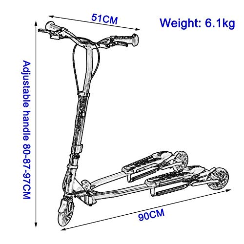 Scooter Outdoor Sports Scooter Kick,Folding Kick For 5-12Yr Old, Adjustable Pu Flashing Wheel Teens With Double Hand/Rear Brake, Load 100Kg Adult Boy And Girl Toy Balance Car Mini,Pink,Pink Mzxdx #TOP1