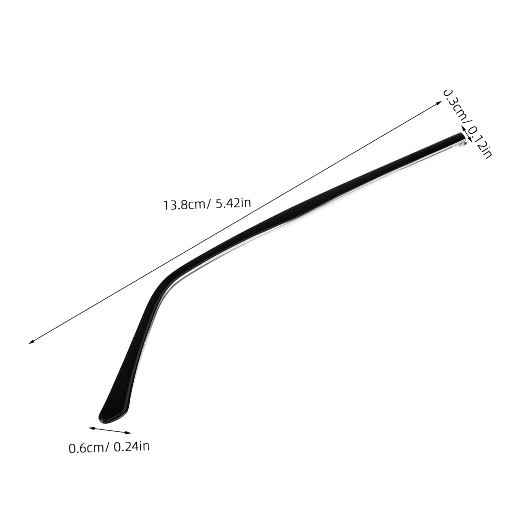 SOLUSTRE Branche De Lunettes Metal Pour Femmes Et Hommes Branche De Remplacement De Lunettes De Soleil