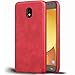 Produktbild Conie UN31166 Unibody Kompatibel mit Samsung Galaxy J5 2017, PU Leder Case Handyhüllen flexibel passgenaue Aussparung Cover für Galaxy J5 2017 Handyschutz Vintage Rot