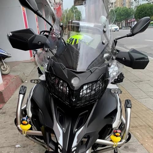 Grille phare moto Benelli TRK502X cache protection calandre optique 18-23 - 3