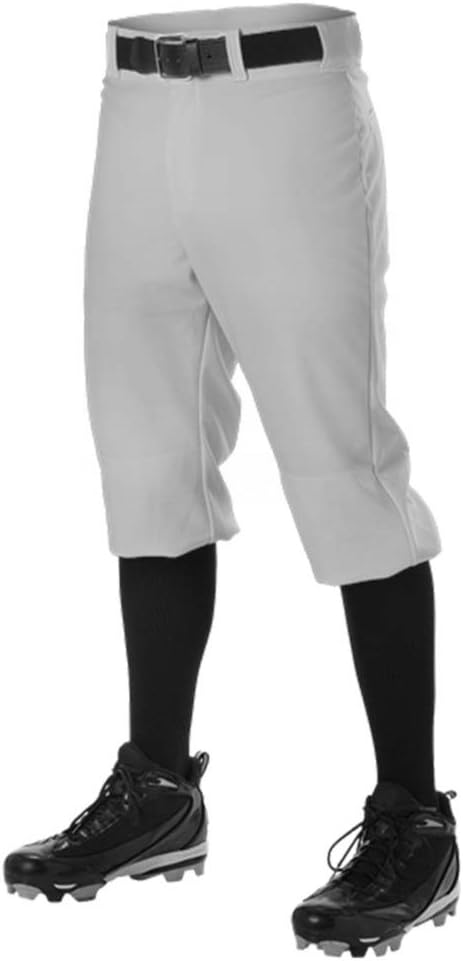 Blackout Tees Don Alleson 605PKN Baseball Knicker Adult Mens Pants A Athletic Heather XL