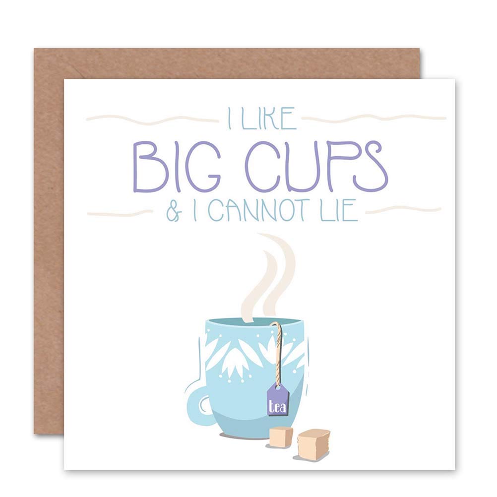 Wee Blue Coo CARD GREETING SONG LYRIC BIG CUP FUNNY