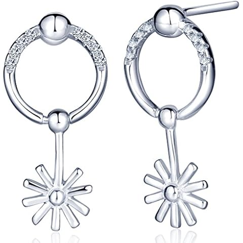 Pendientes colgantes de plata Infinite U de moda Cover