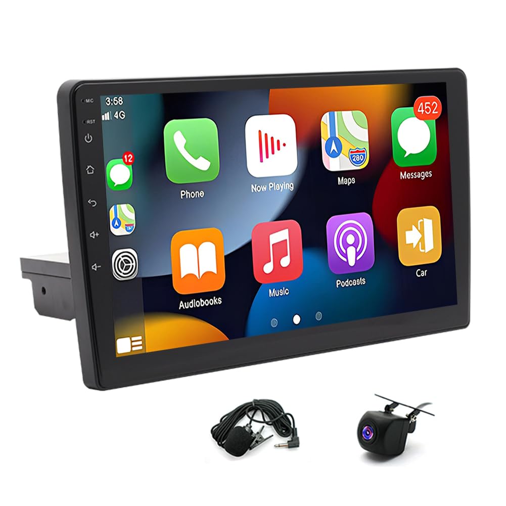 10 inch Android14 Double Din Autoradio pour Ford Transit Custom 2018-2023 avec Wireless Carplay Android Auto, 2+64G Touchscreen Autoradio Bluetooth Headunit GPSNavigation FM/RDS Backup Camera