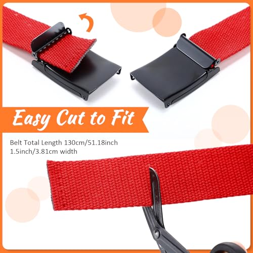 Image of Yahenda 20 Pcs Web Belt for Men Women Belt Adjustable Canvas girdle Golf Strap with Military Buckle Casual Web girdle