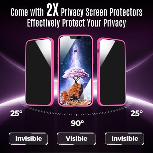 Image of Symcele Designed for iPhone 13 Pro Case, Hot Pink