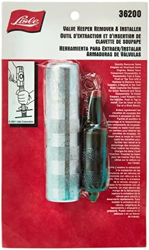 Lisle 36200 Valve Keeper Remover and Installer , Black