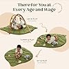 Baby Play Mat & Activity Gym - Tummy Time Mat with 6 Detachable Baby Toys | Oversized Leaf Modern Design Baby Play Gym | Perfect Baby Shower Gifts/Baby Must Haves - Developmental Activities for Baby #2