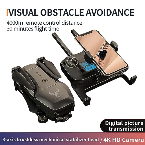 Sixvery SG906Max3 Drone aéreo HD com câmera dupla de 8k, gimbal mecânico de 3 eixos, função de preve