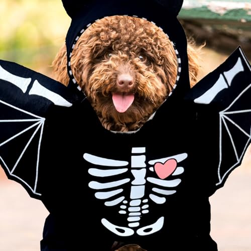 Disfraz Halloween con Alas para Perro Talla L miniatura 3