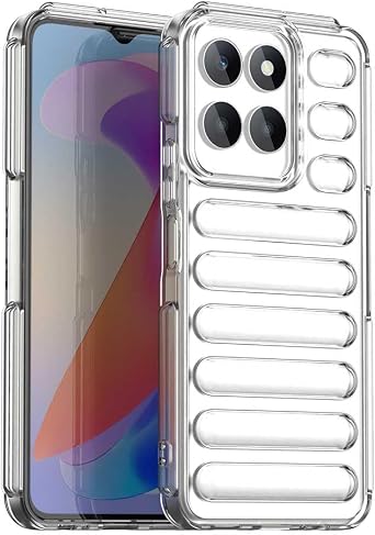 Case for Honor X6a, 360 Air Capsule Protection, Premium Silicone+TPU Hybrid, [Military Drop Tested] Anti-Yellowing & Anti-Slip Grip Compatible with Honor X6a F
