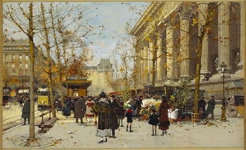 Pinturas famosas Eugene Galien Laloue cuadro decorativo rectangular para salón de 60x90