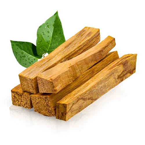 Aromaholik Palo Santo 45g Bio 100% naturrein aus Peru - Räucherholz, Palo Santos Holz - Heiliges Holz - Räucherstäbchen für Stressabbau und Meditation