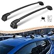Deepace Silent Lockable Cross Bars Roof Racks for 2024 2025 2026 Chevy Equinox EV, Hidden Anti-Theft All Black Rooftop Accessories