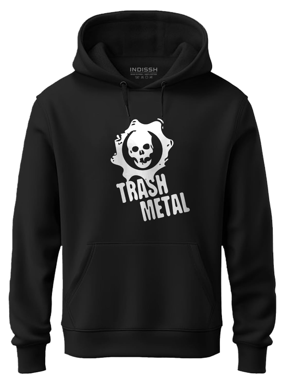 indissh Hoodies | Unisex Hoodie Sweatshirt Music Front Back Printed for Both Girls and Boys MU-BEHEMO2-picture-43