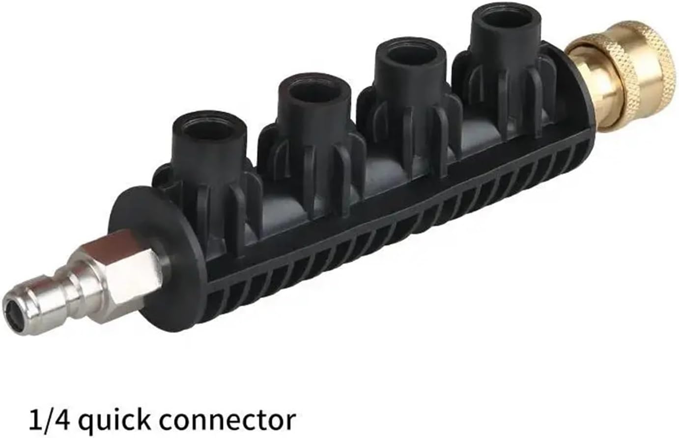 High Pressure Washer Extension Wand 1/4" Quick Connect Metal Spray Lance Nozzle for Car Washing Machine 4000 PSI Stainless Steel(1PC Extension Rod)