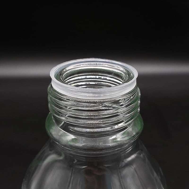 Szklana kolba Erlenmeyera z szeroką szyjką, Kolba trójkątna ze szkła borokrzemianowego o wysokiej zawartości borokrzemianu, 250-2000 ml, do użytku laboratoryjnego(2000ml)