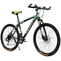 Amazon | 24スピードマウンテンバイク、ダブルディスクブレーキ