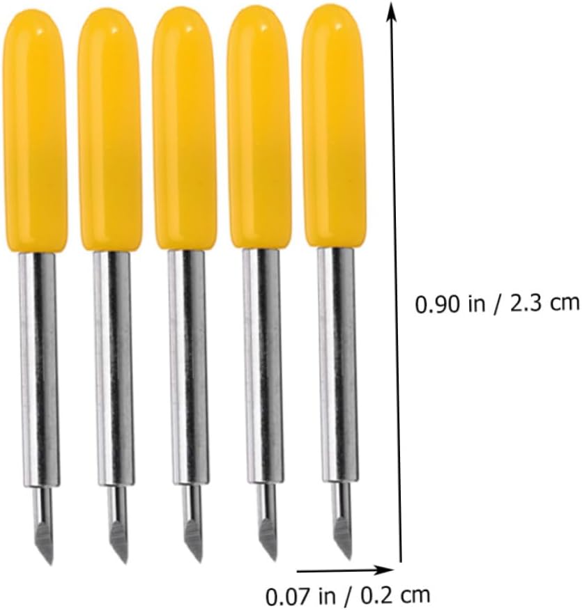 NUOBESTY 250pcs Tungsten Cutter Blades for Precision Cutting for Plotters and Cutting High Precision Compatible Various Models