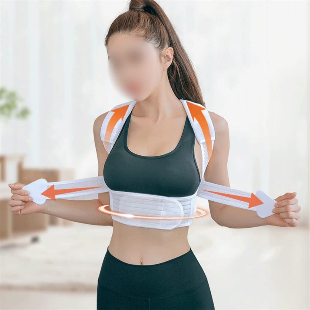 Cinturón Corrector de Espalda, Faja Lumbar Ligera y Transpirable para Hombres y Mujeres.