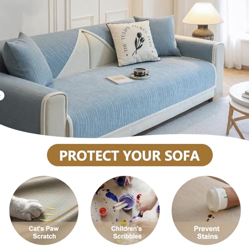 Housse de canapé de qualité supérieure en tissu texturé pour grand canapé - 3