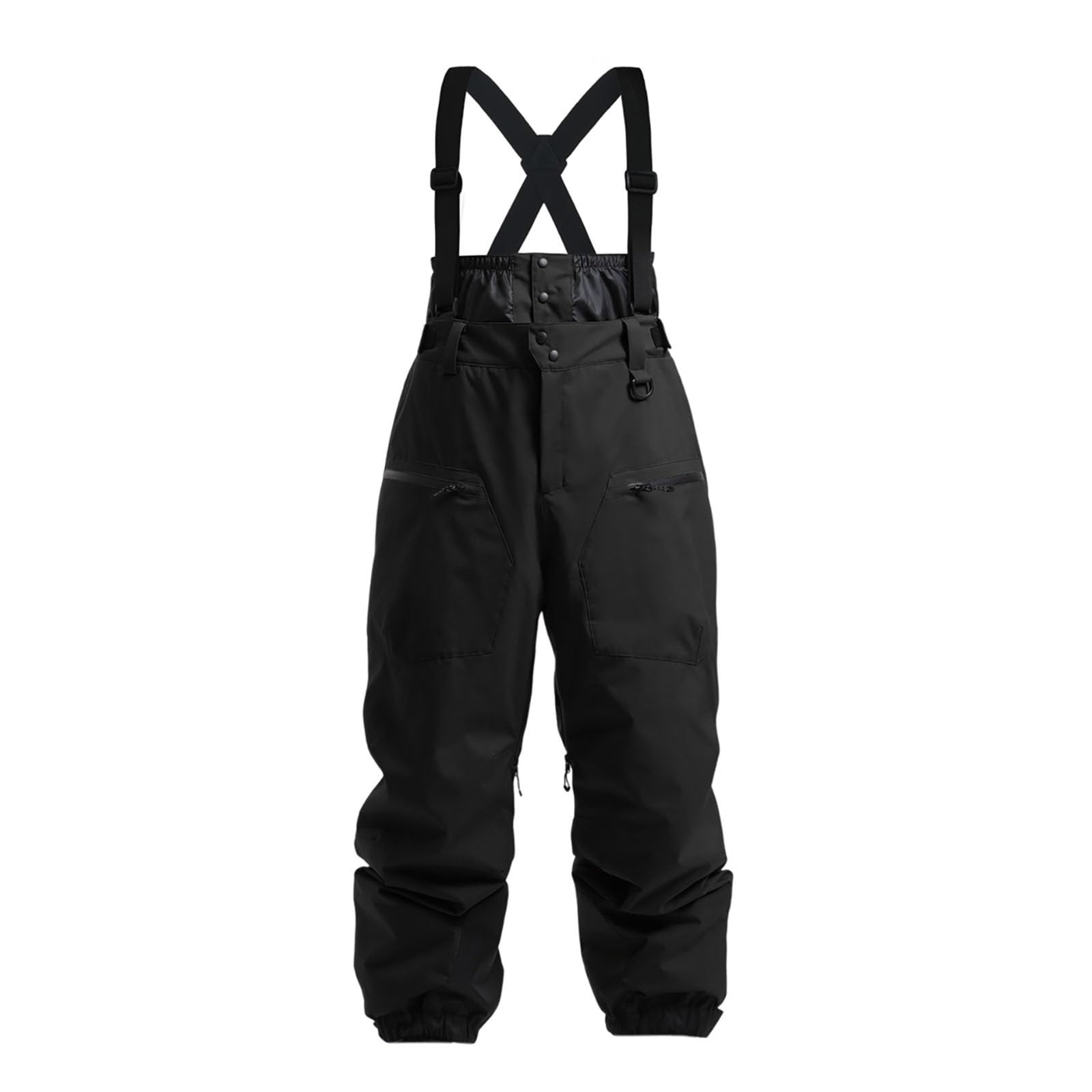 Skihose Herren Langgröße Wasserdicht Schneehose - Winter Winddichte Ski Hosen Für Männer Warme Gefütterte Snowboardhose Mit Verstellbarer Träger Ski Hose Skilanglaufhose