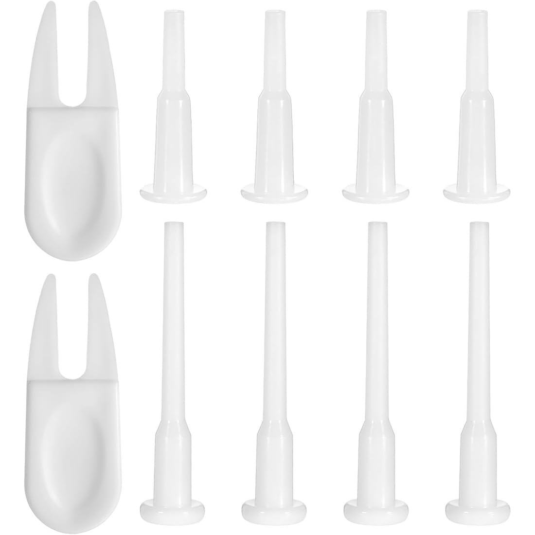 10 Pièces Bouchon d'air Yoga, Kit de Remplacement de Bouchon de Ballon d'exercice pour Yoga, Yoga ballon Air Bouchon, Tige de Prise de Rechange, avec 1 Outil Amovible