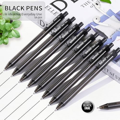 Sikao Black Pens, 1 count (Pack of 60) - Image 2