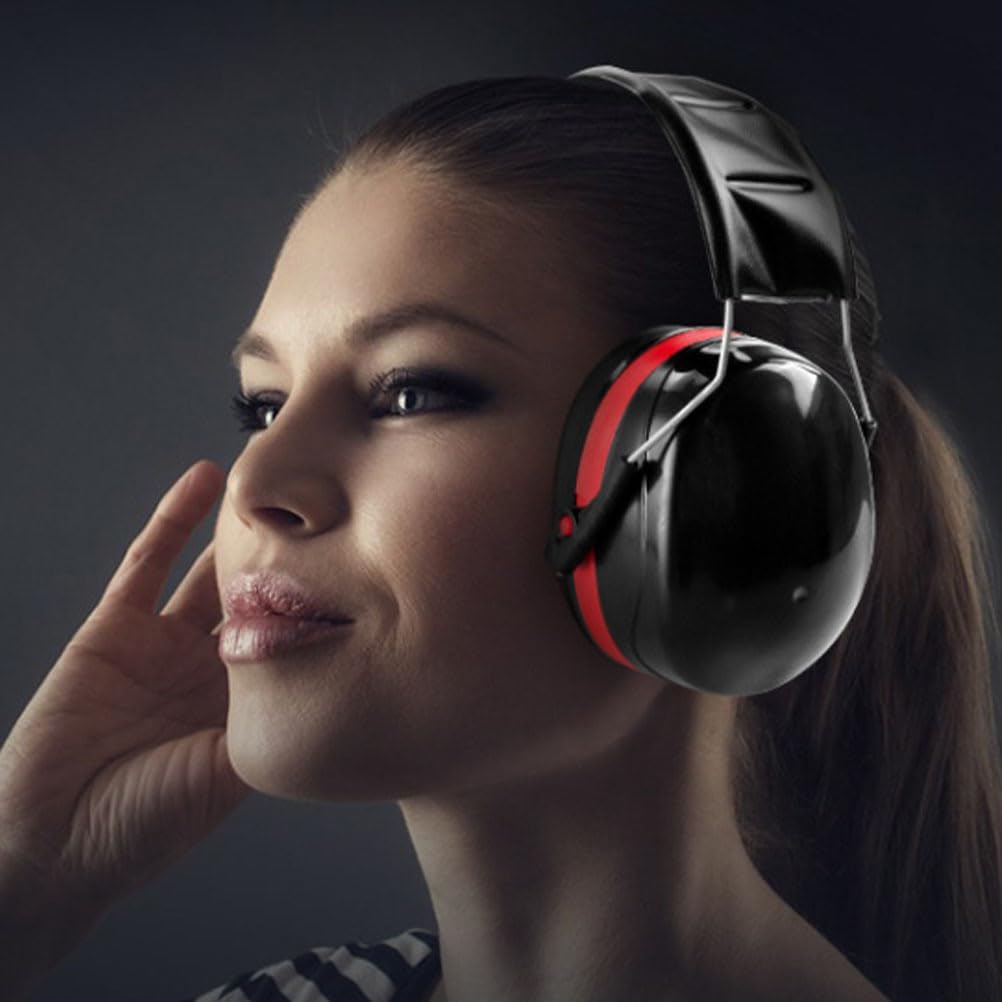 ARTIBETTER Noise Reduction Ear Muffs for Drummers, Hearing Protection Headset, Anti-Noise Earmuffs for Drum Set Practice, Sound Insulation over-Ear Design, Portable and Comfortable (Black)