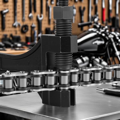 Image of DYC Chain Breaker Tool 420-530 (Separate Pin Design) with 2 Replaceable Cutting Pins & Hex Key for 40 /410 /415 /420 /428 /50 /520 /525 /530 Roller Chains, Motorcycle ATV Mini Bike Dirt Bike Go Kart Bicycle