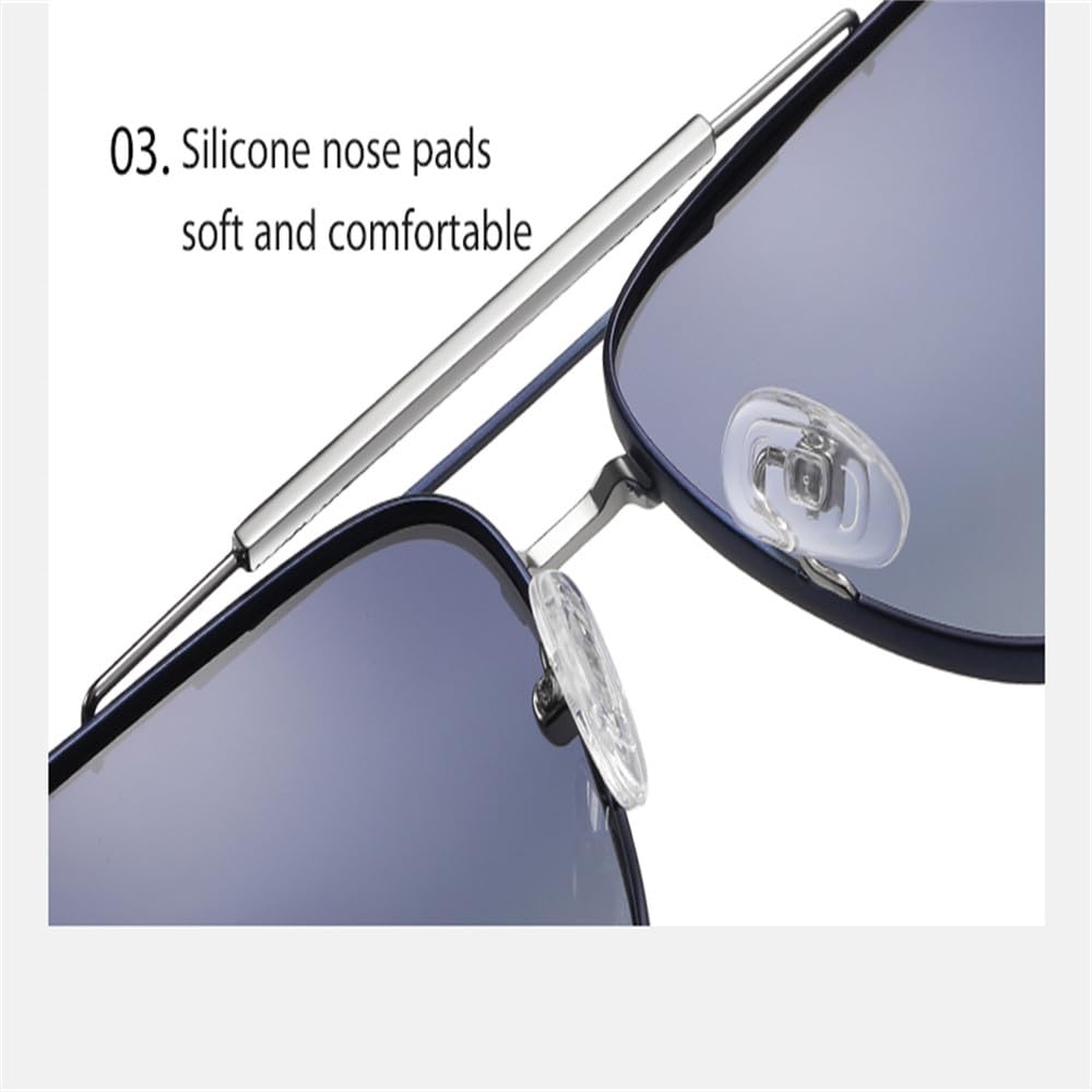 Gafas de sol polarizadas para hombre, gafas de sol de moda para mujer, montura de metal, gafas para conducir, estadios, fiest