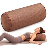 SUPVOX Cuscino Di Yoga Cilindrico Ad Alta Densità Cuscino Lombare Per Il Supporto Per I Principianti Per Esercizi Di Yoga Casa