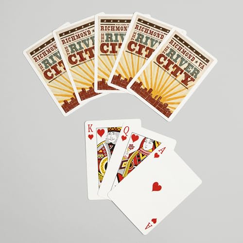 Baraja de Póker Richmond Virginia con 52 cartas miniatura 7