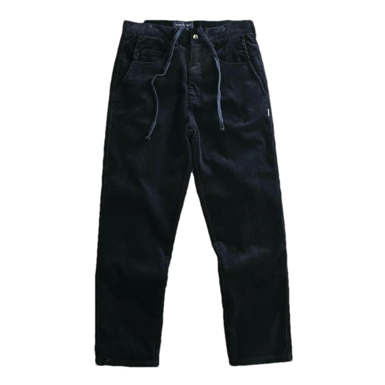 Autunno Americano Retro Pesante Velluto A Coste Casual Pantaloni Uomo Semplice Cotone Lavato Coulisse Pantaloni Dritti