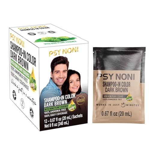 Shampoo Tinte de Cabello Marrón 20ml 5 Minutos miniatura 1